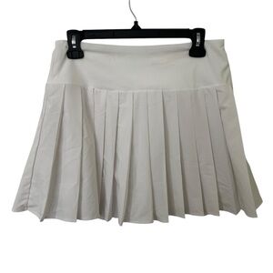 Sincerely Jules White Mini Pleated Skirt